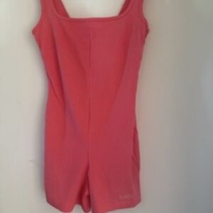 Savage X Fenty Essential Rib Romper Size M, new with Tag, Color, Acacia Pink
